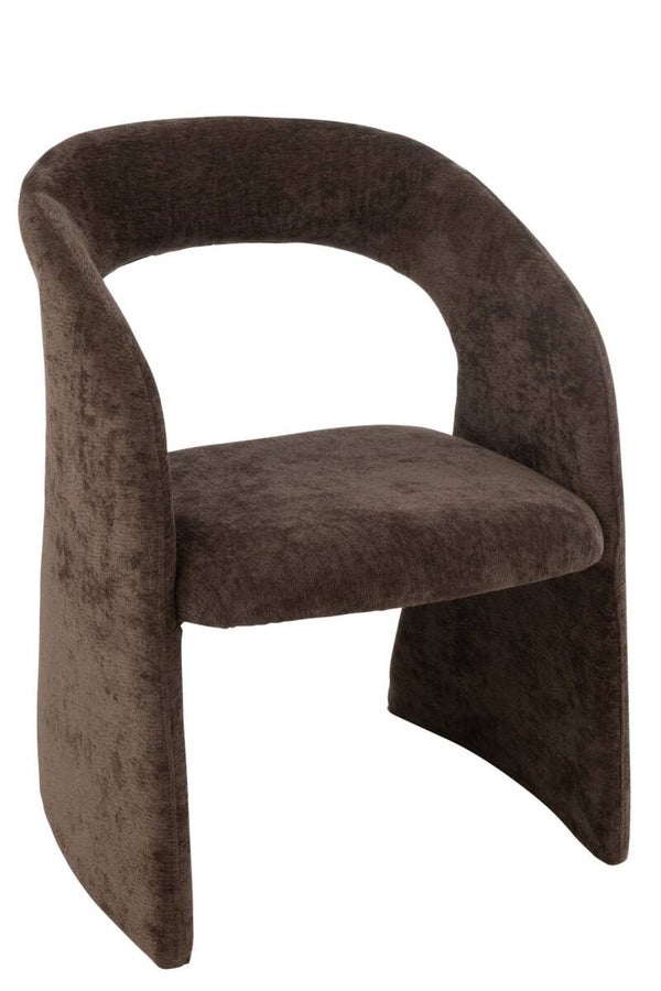 Anise lounge stoel – Donkerbruin – J-Line
