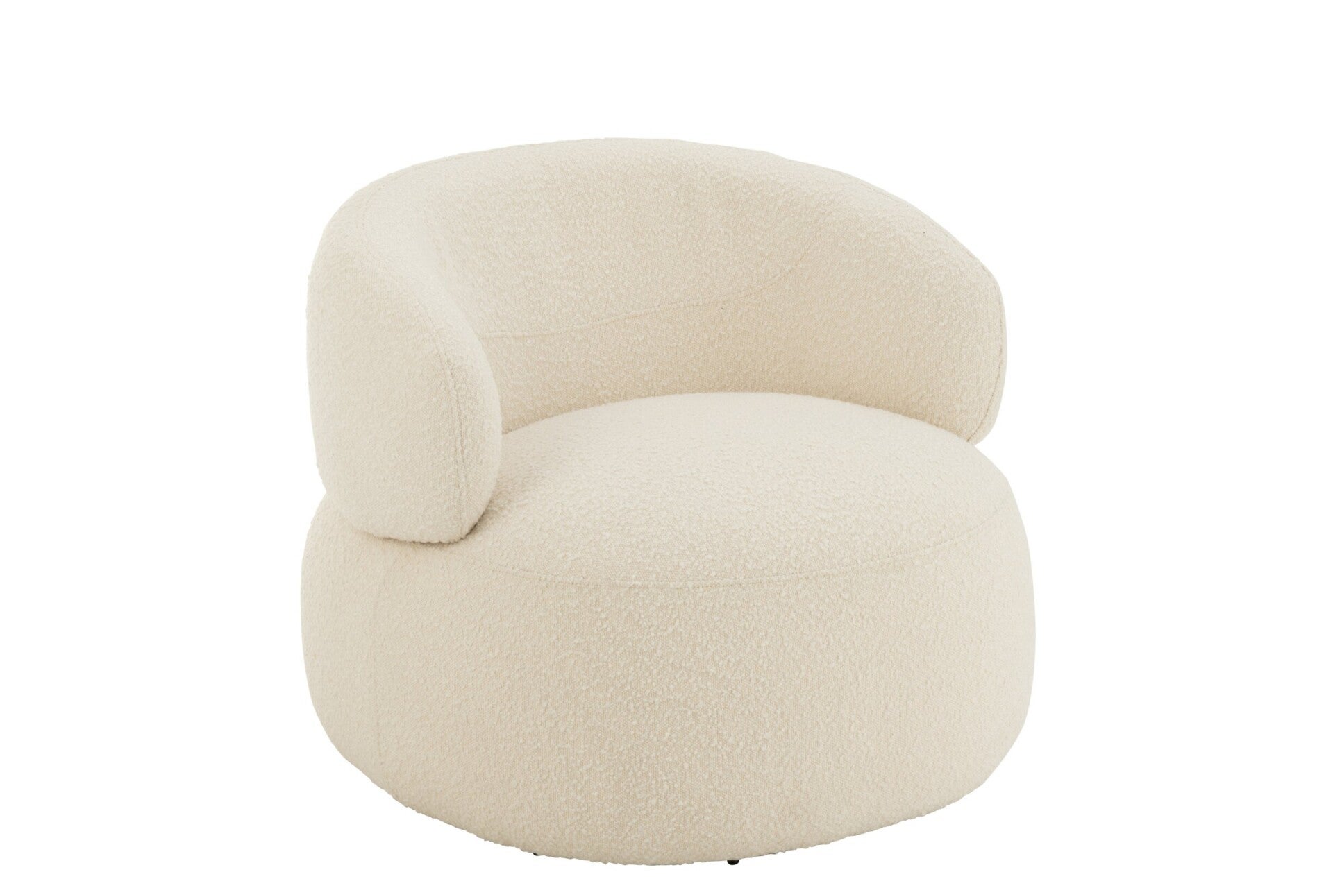 Swivel Round draaifauteuil – Ecru – J-Line