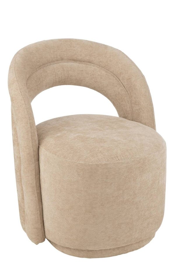 Accent lounge fauteuil – Beige – J-Line