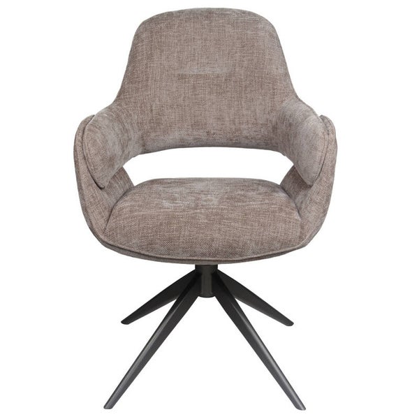 Jill draaibare eetkamerstoel – Taupe – Home67