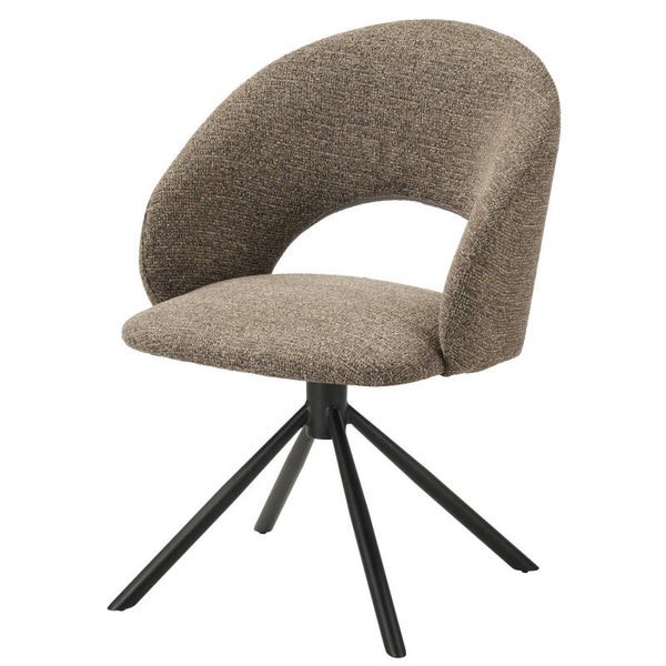 Nova draaibare eetkamerstoel – Taupe/Grijs 440 – Home67