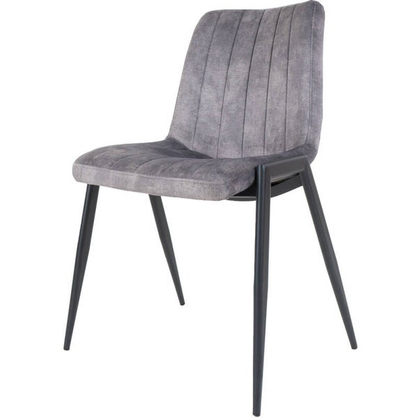 Flynn eetkamerstoel – Grey Velvet – Home67