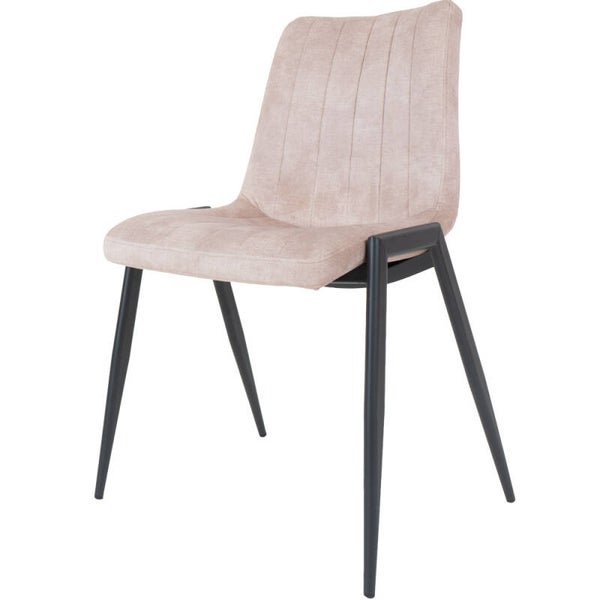 Flynn eetkamerstoel – Natural Velvet – Home67