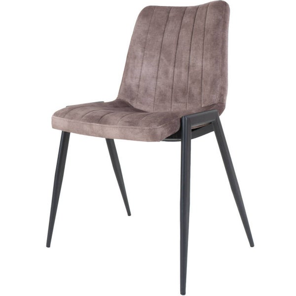 Flynn eetkamerstoel – Taupe Velvet – Home67