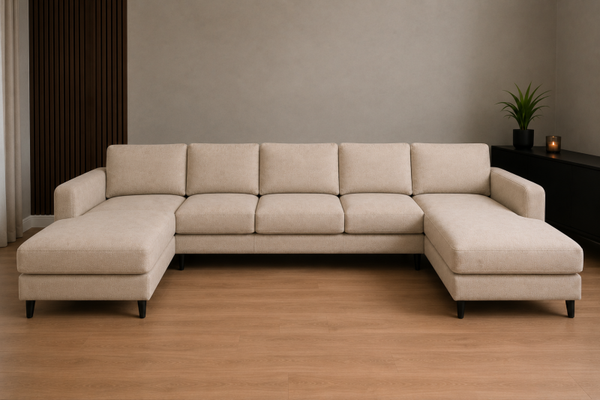 Grote Hoekbank / U-bank Professioneel Reinigen vanaf 350 cm