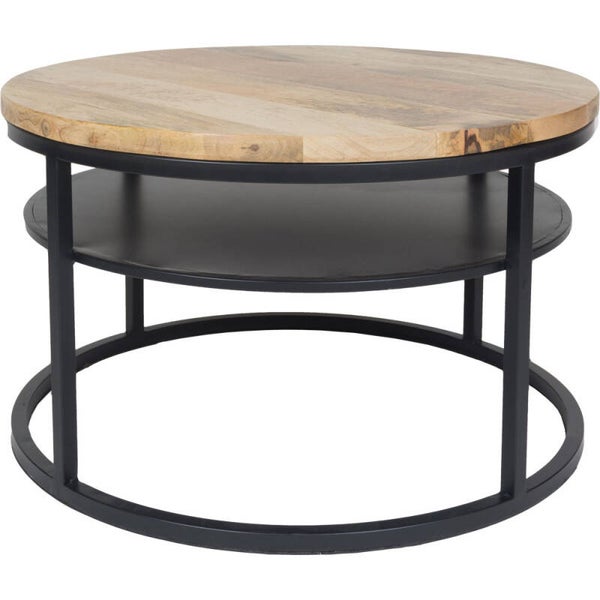 Delhi salontafel – Rond 70 cm – Mangohout – Home67