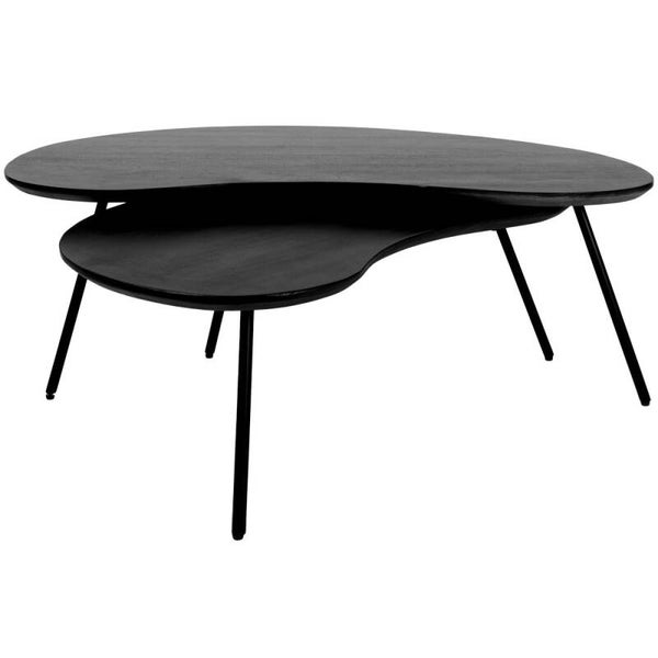 Ludo salontafel – Organisch Zwart – Set van 2 – Home67