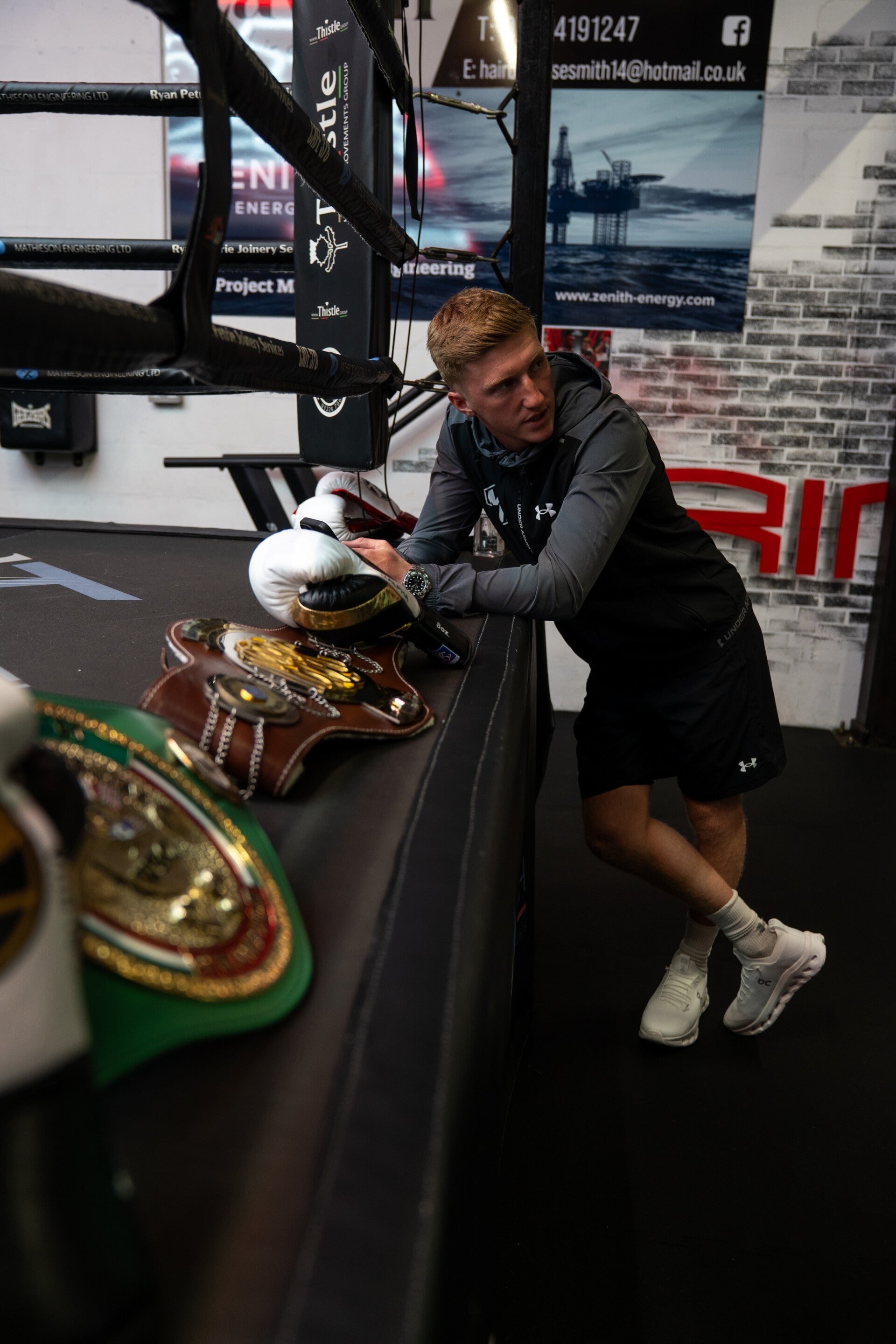 Gregor McPherson, co-founder and professional boxer