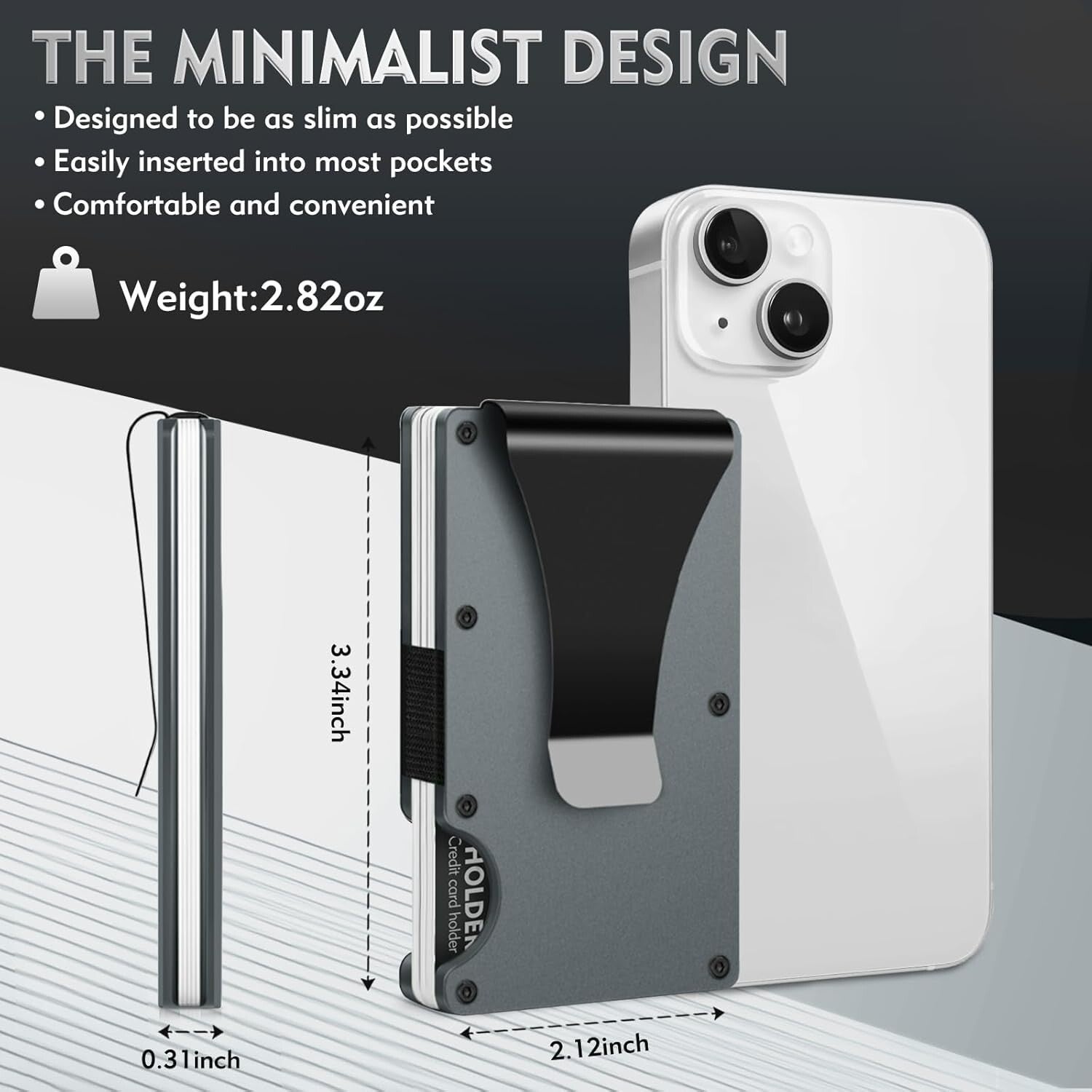 metalen RFID-blokkerende portemonnee