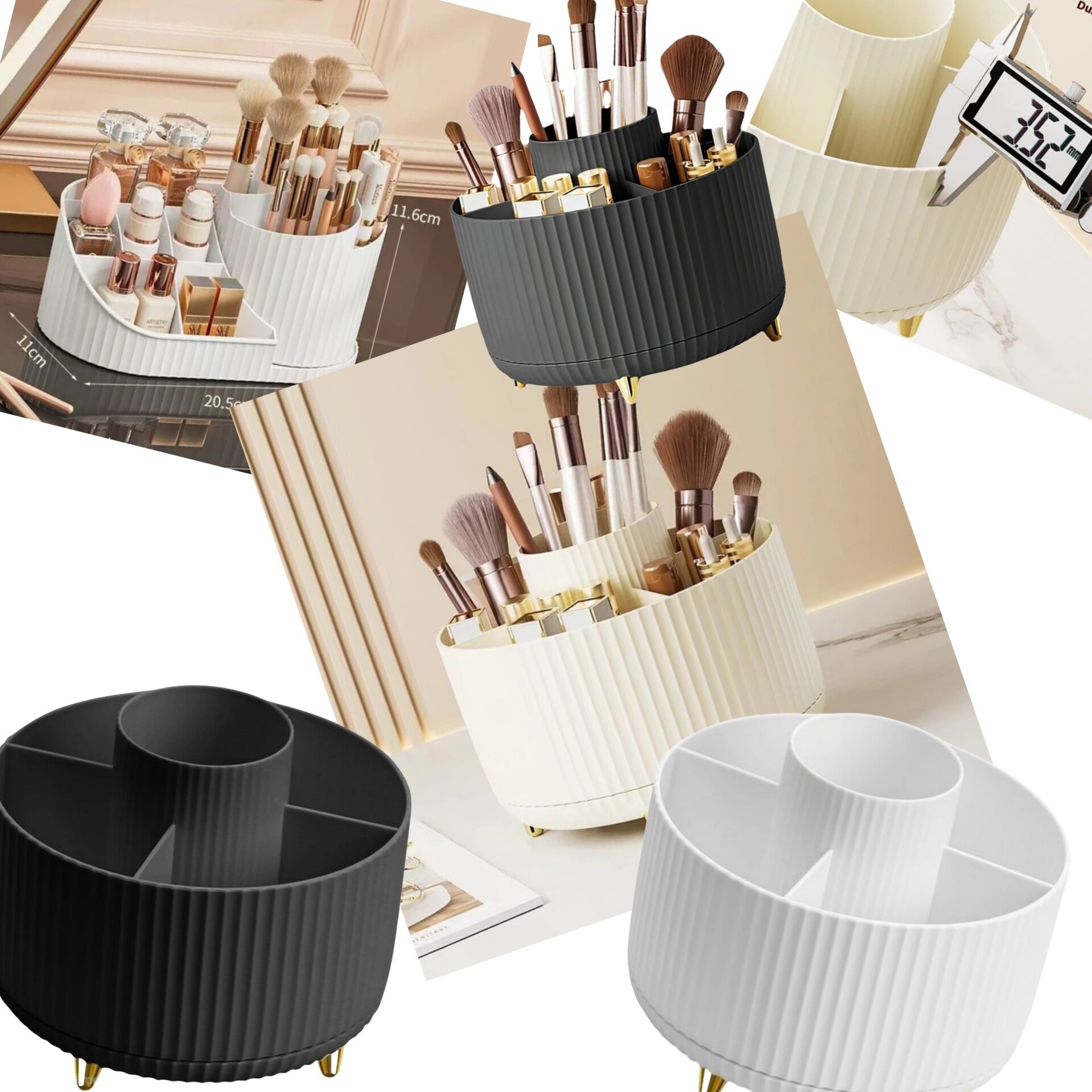 Make-Up Organizer Turntable – 360° Draaibaar – Stijlvolle Cosmetica Opberger