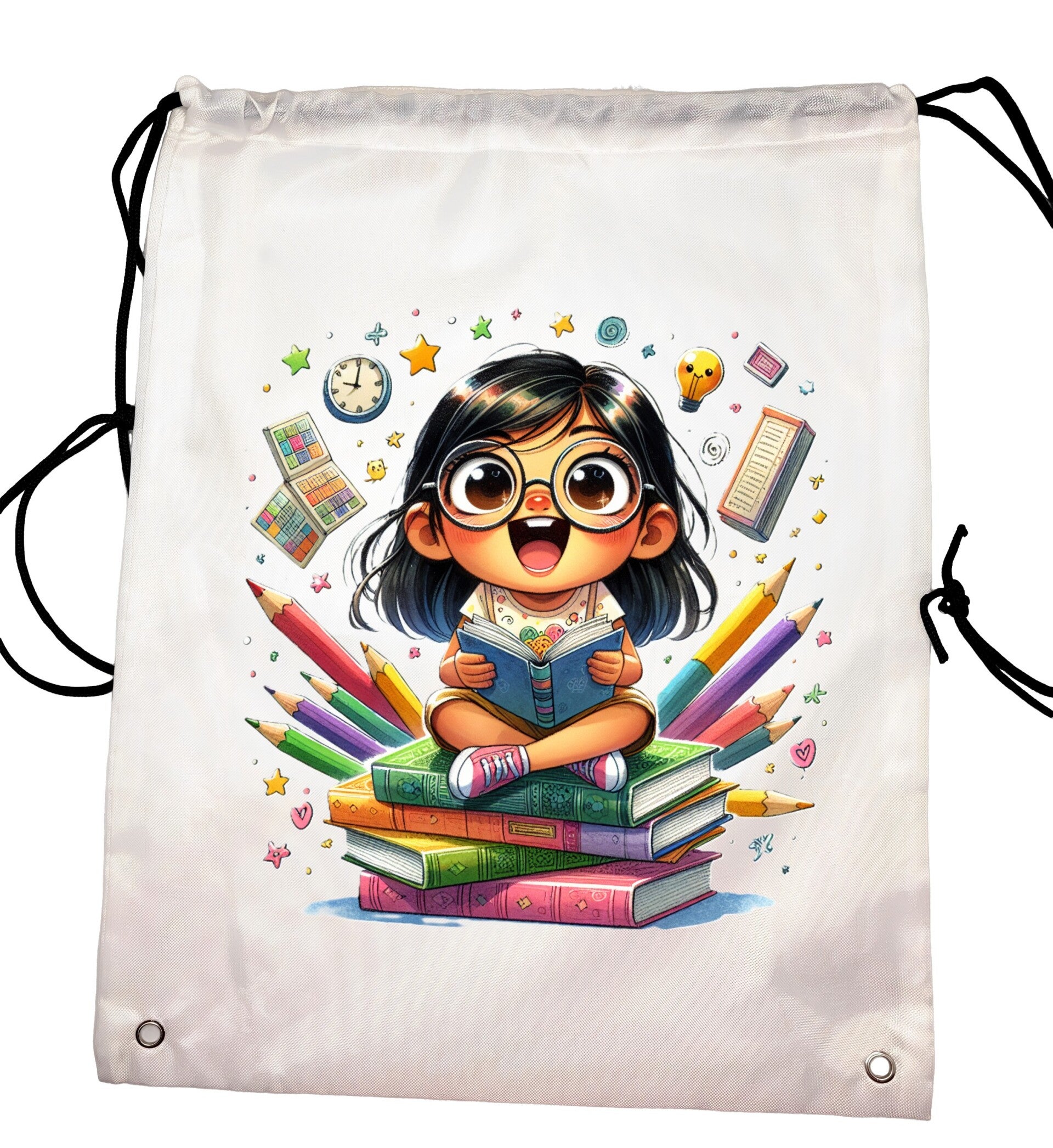 Polyester Tote Bag (300x430mm) cute School Girl
