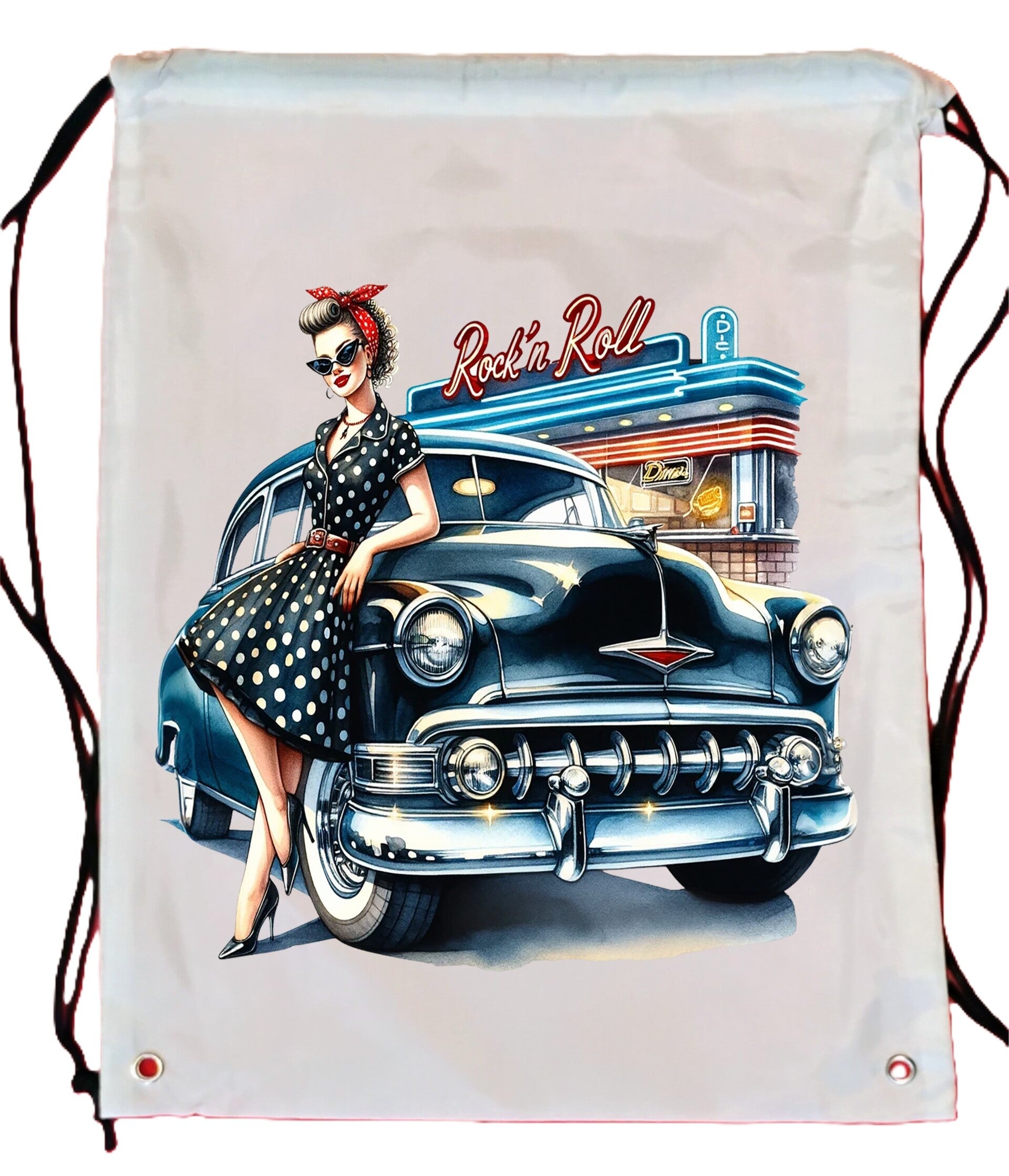 Polyester Tote bag (330x430mm)  Retro 60s