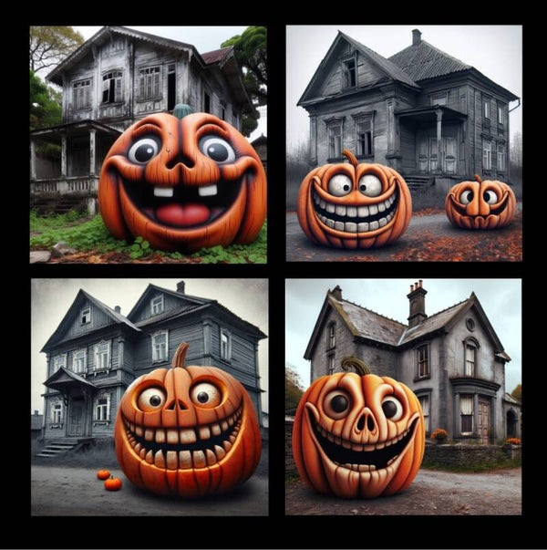 Cheeky Pumpkins (SET OF 4)