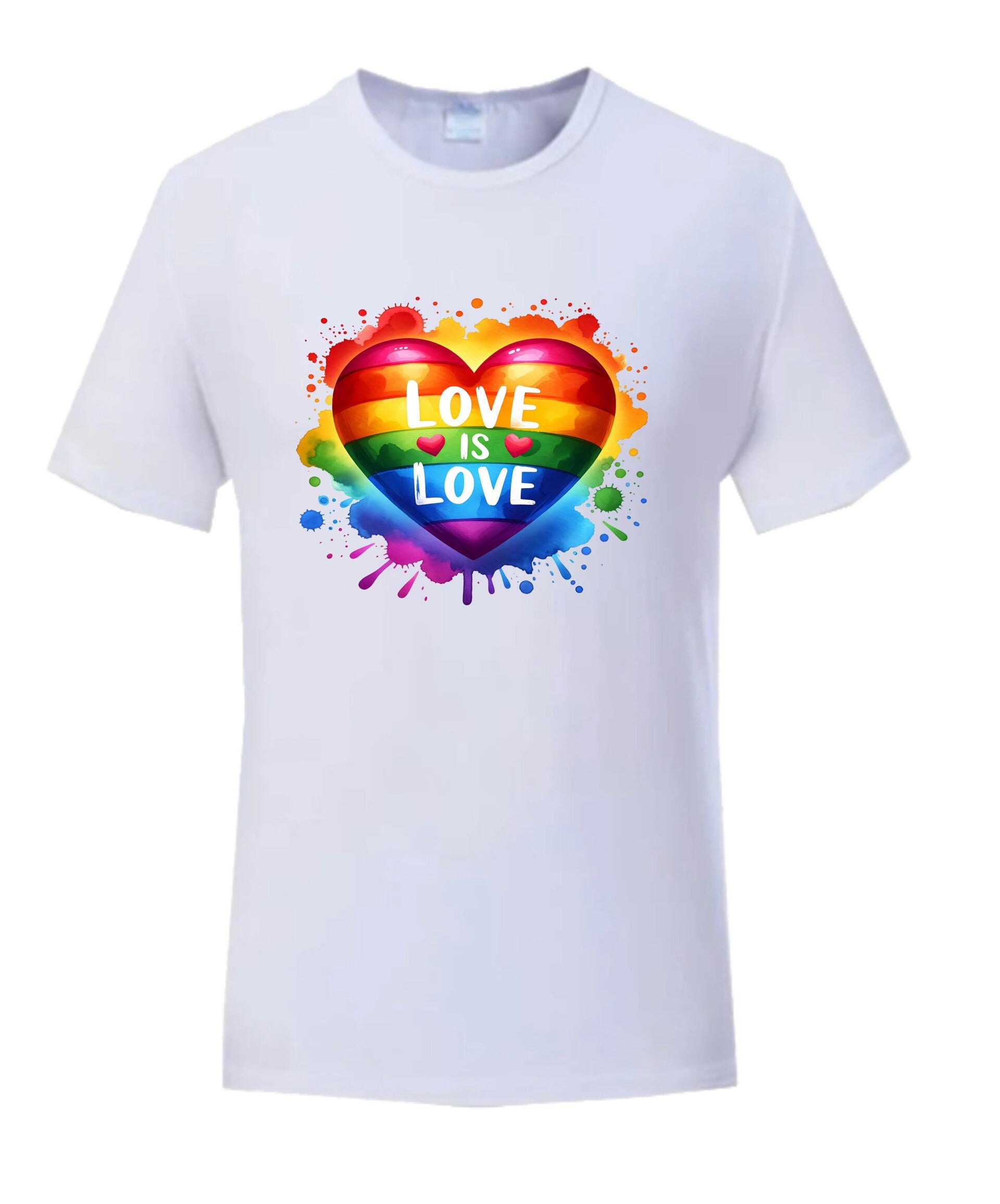Love is Love 100% Polyester T-shirt