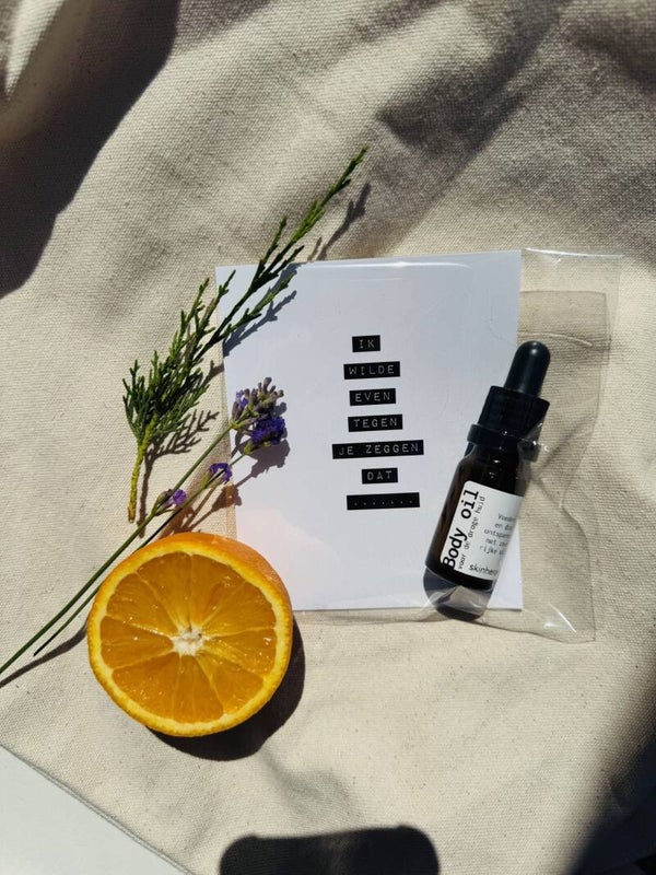 Body oil mini - 10 ml - cadeauset