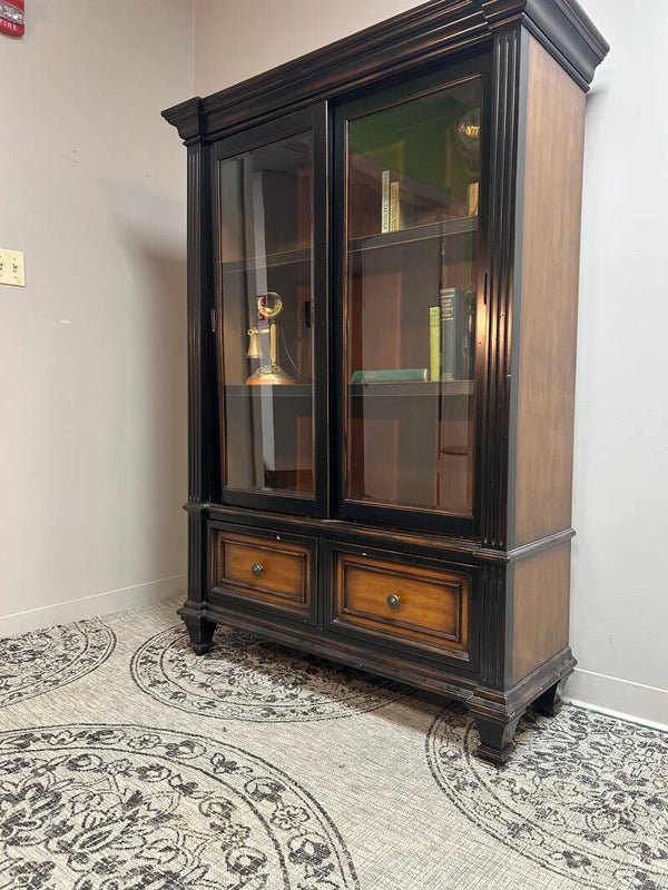 modern sliding door hutch made by hooker