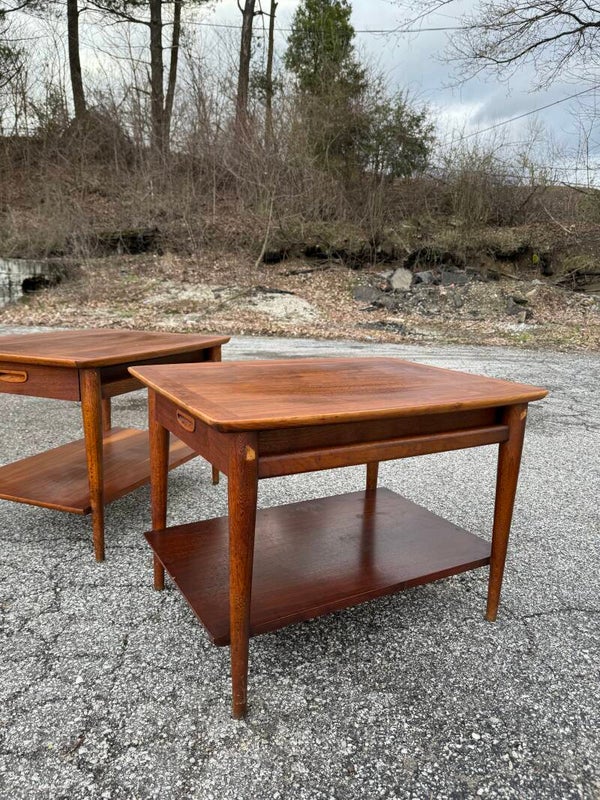 beautiful walnut lane end  tables