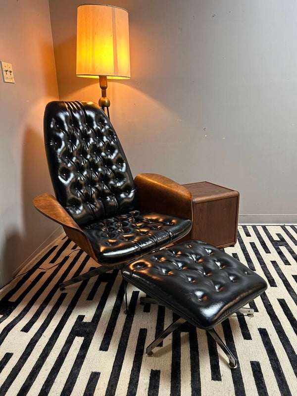 midcentury Plycraft Mr. chair replica