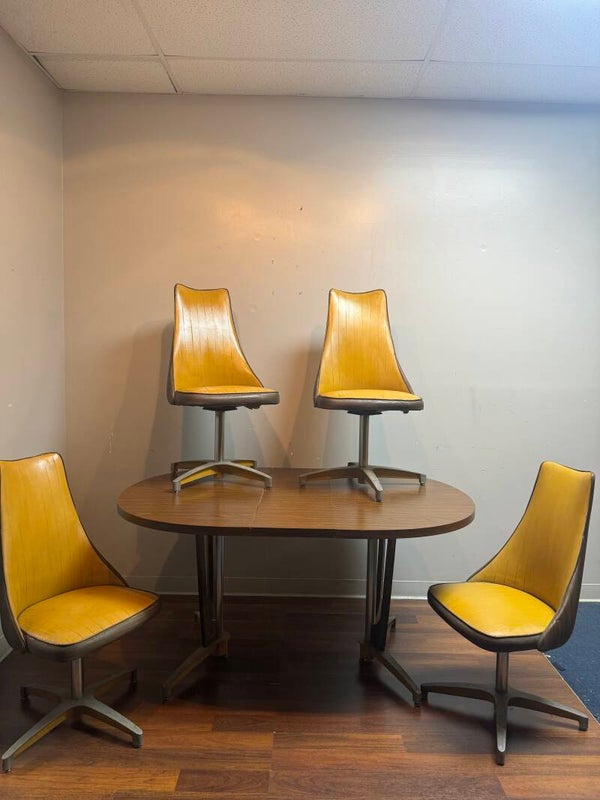 5 piece atomic dining set