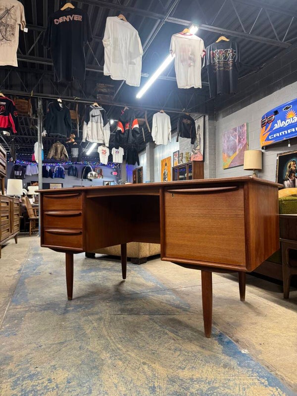 Double-Sided Falster Denmark Desk 1960's
