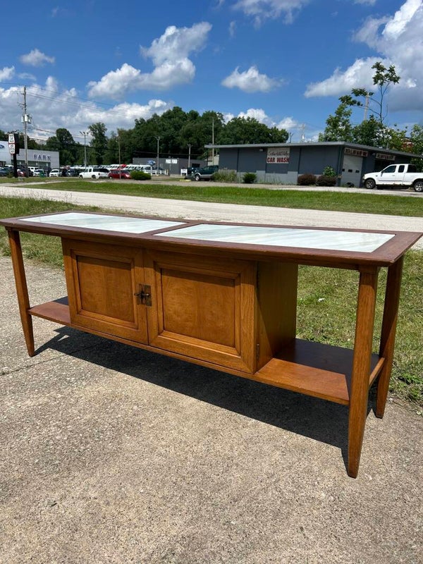 mid-century modern low credenza