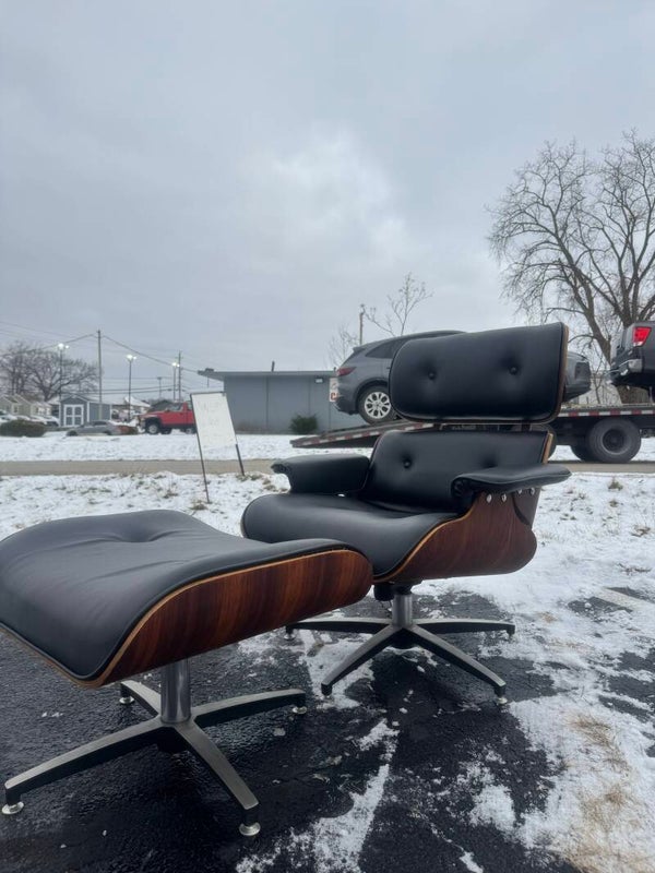 1971 Eames for Herman Miller Mcm Rosewood Lounge Chair with Ottoman