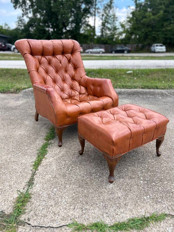 Sleepy Hallow leather chair