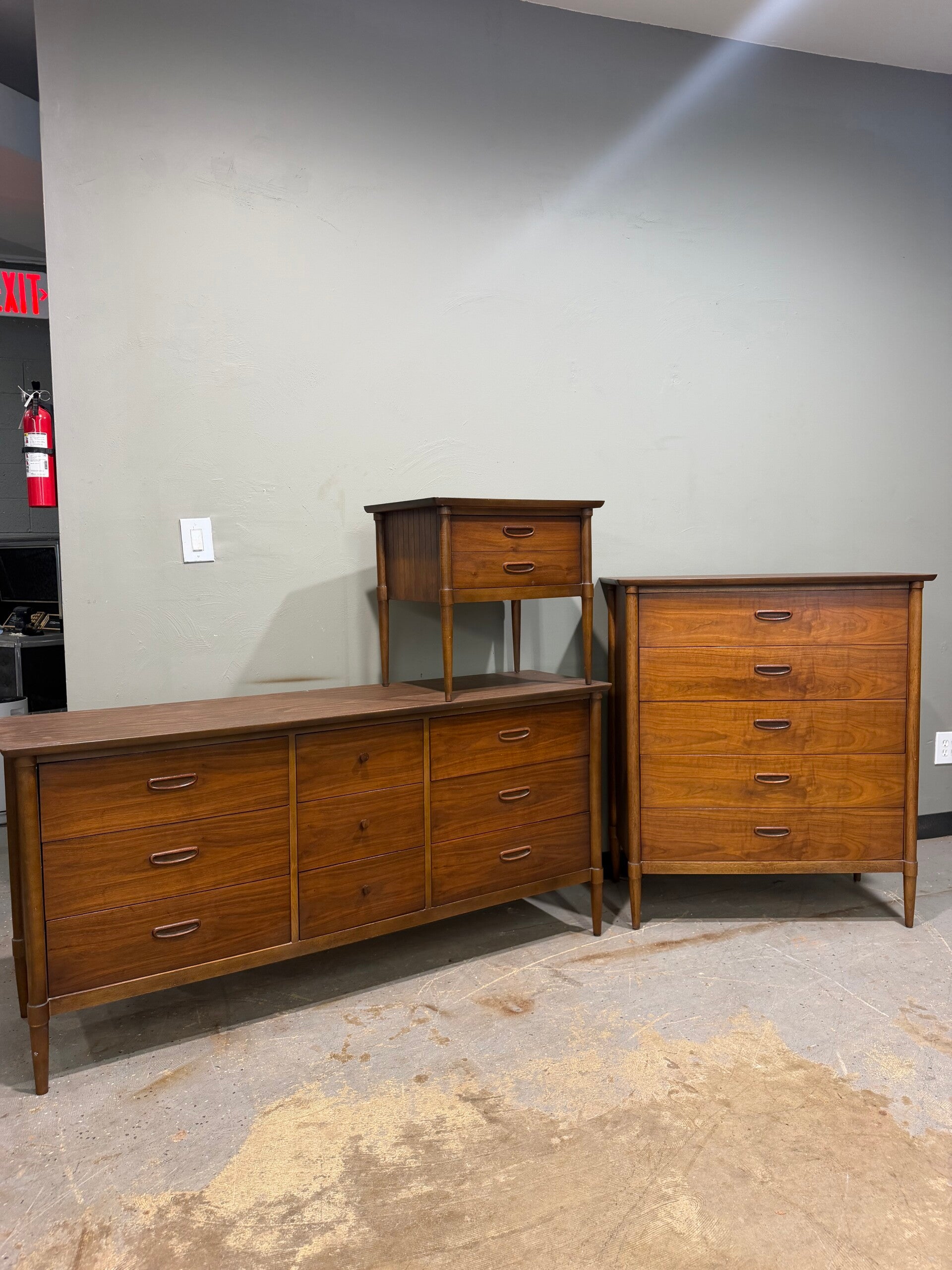 Mcm Lane dresser set with matching nightstand