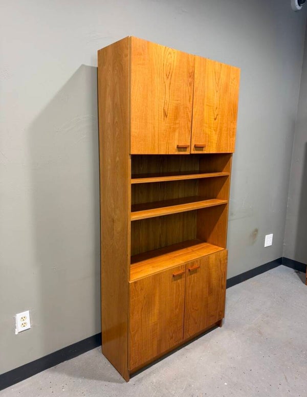 Danish teak mid century bookshelf