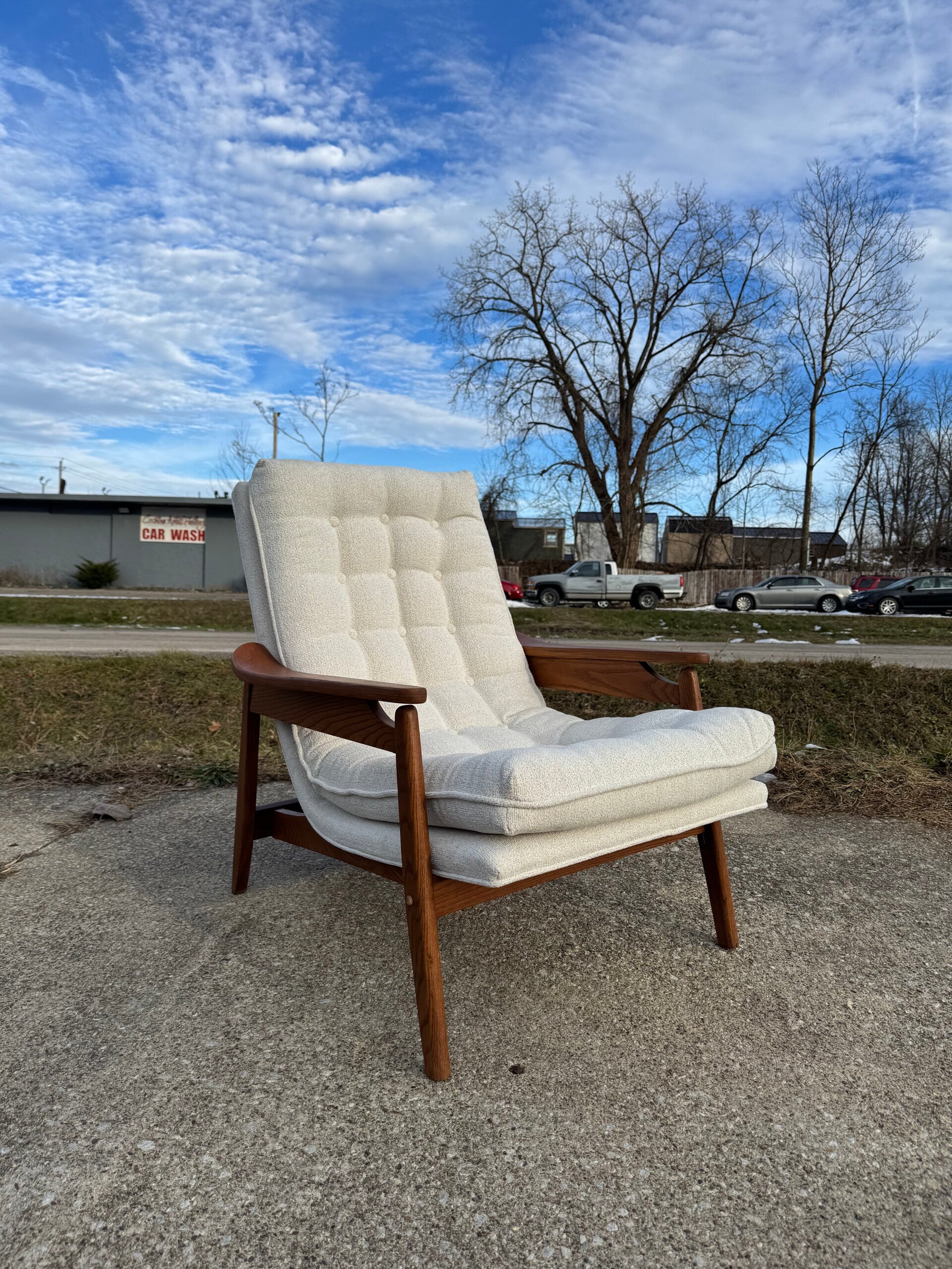 Mcm Milo Baughman Scoop Lounge Chair