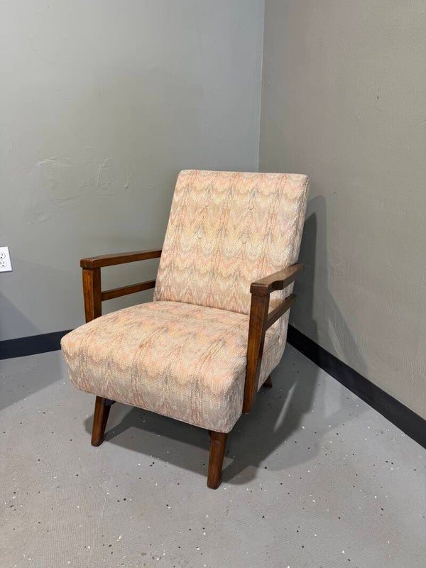 Mid Century Upholstered Rocker