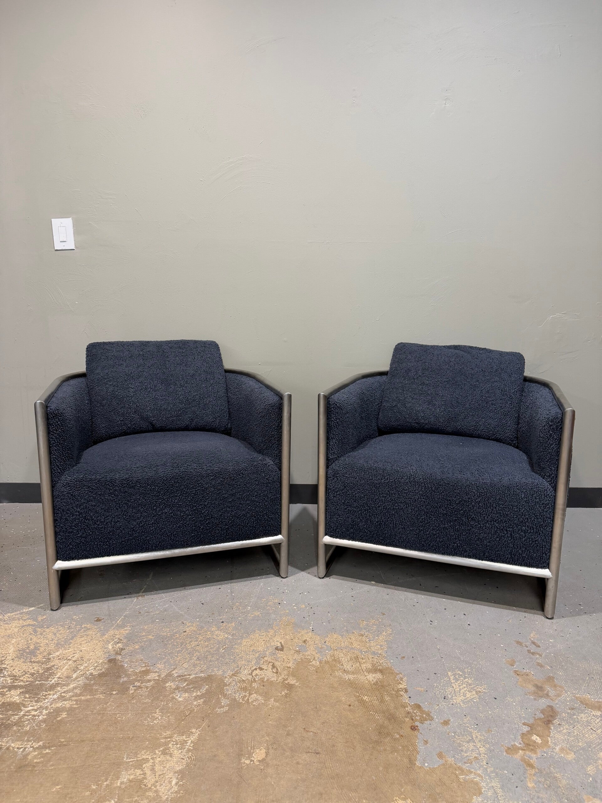 Contemporary Bernhardt stella chair pair