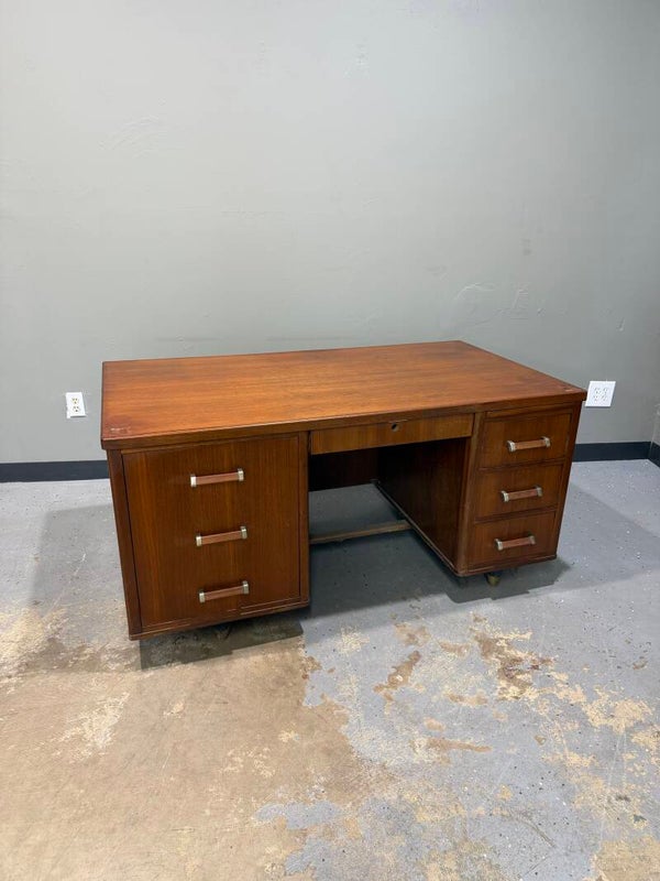 Mcm Walnut Executive desk
