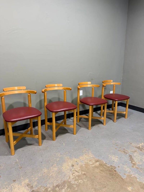 Set of 4 Teak Gangso Mobler Chairs