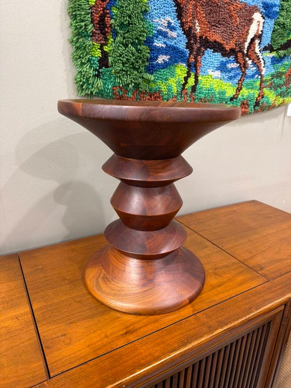 Mcm Herman Miller Type c Walnut 1960s stool