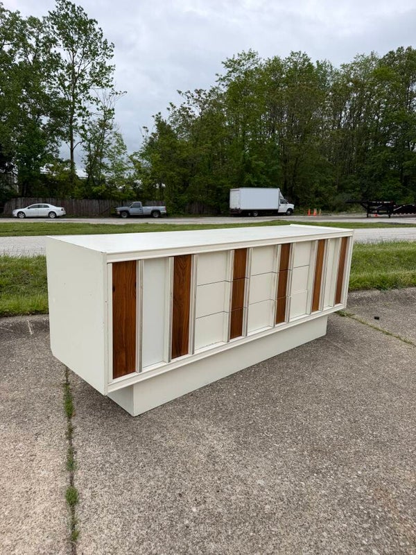 Mcm Made in Canada Tobago white long dresser