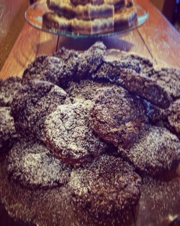 Chocolate Oatmeal Espresso Cookies