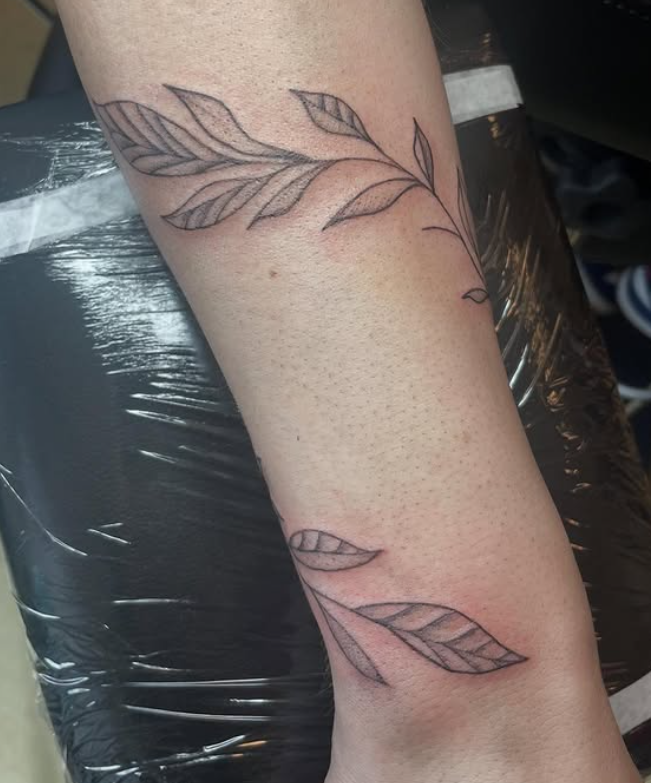 leafs tattoo