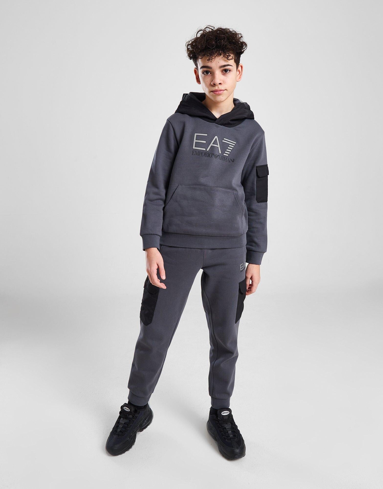 Woven Overlade Hoodie EA7 Junior