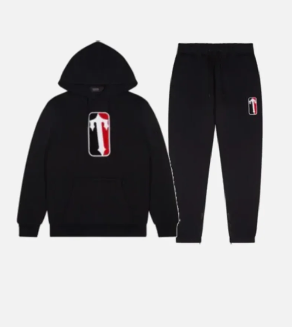 Chandal Con Capucha Trapstar League Chenille Negro