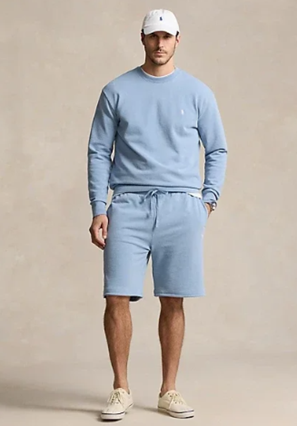 Sudadera sin capucha de felpa de rizo RL