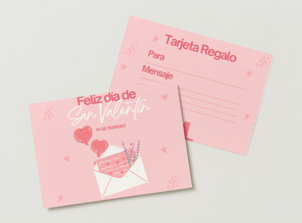 Tarjeta Regalo San Valentín