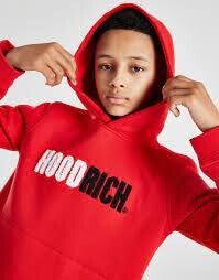 Hoodrich Tone Overhead Hoodie Junior Rojo