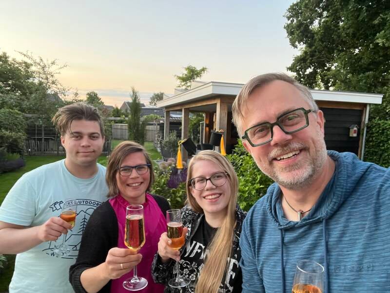 Proost om een mooie reis.