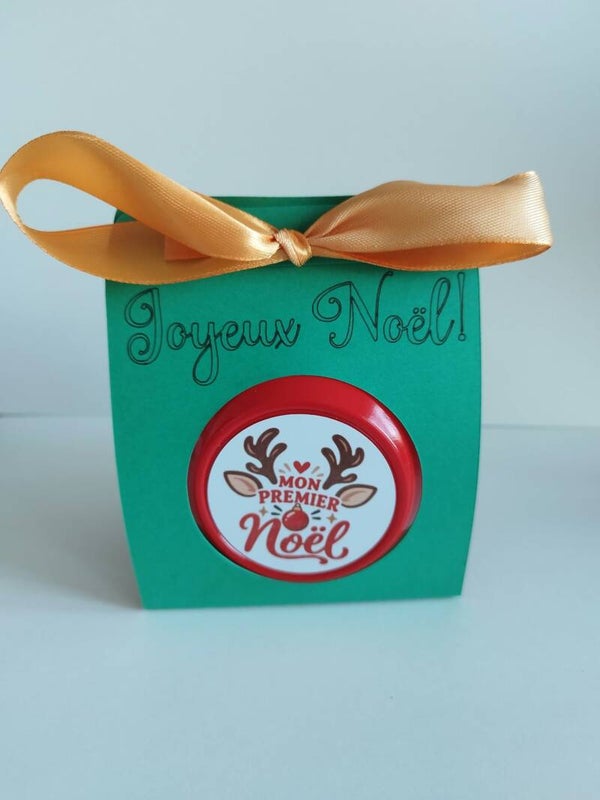 🎄 Boule de Noël « Mon premier Noël » – Modèle renne