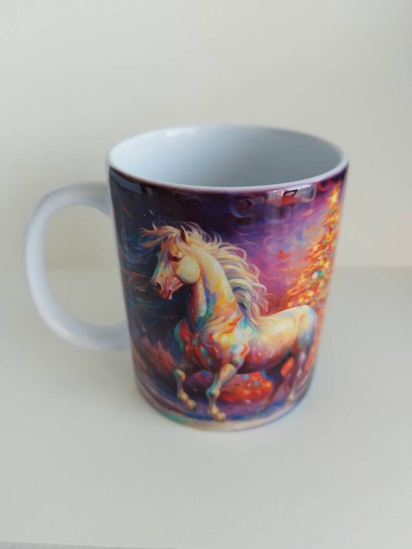 Mug de Noël – Cheval féerique