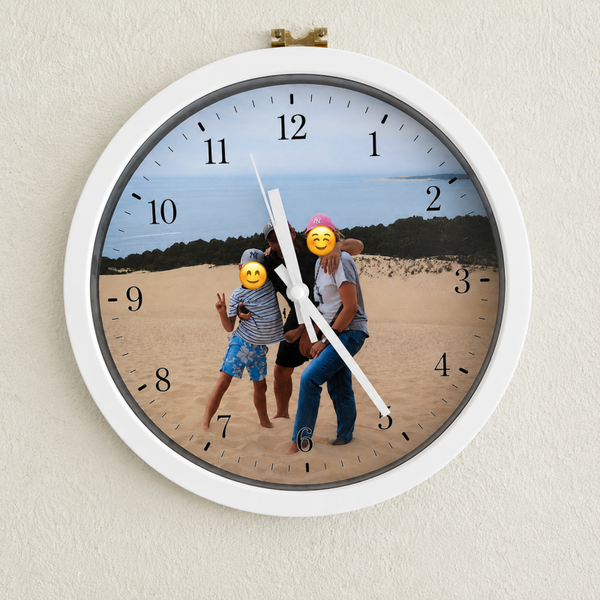 🕒 Horloge personnalisée avec l'image de votre choix