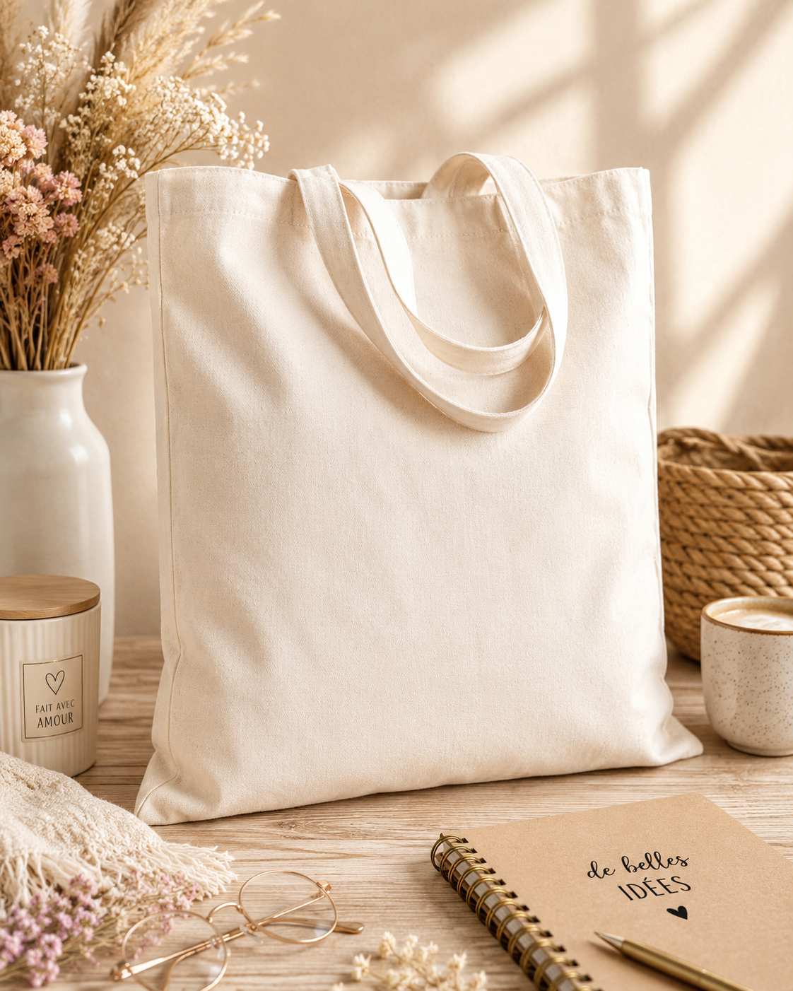 Tote Bag Personnalisé – Créez le vôtre avec votre photo ✨