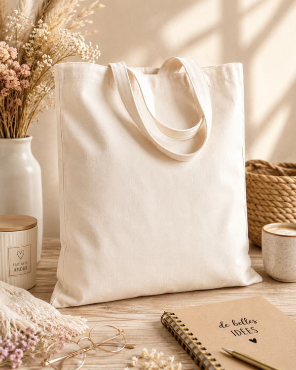 Tote Bag Personnalisé – Créez le vôtre avec votre photo ✨