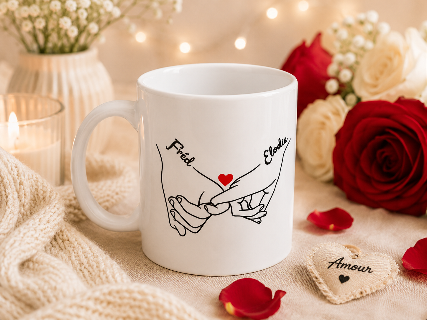 Mug personnalisé couple